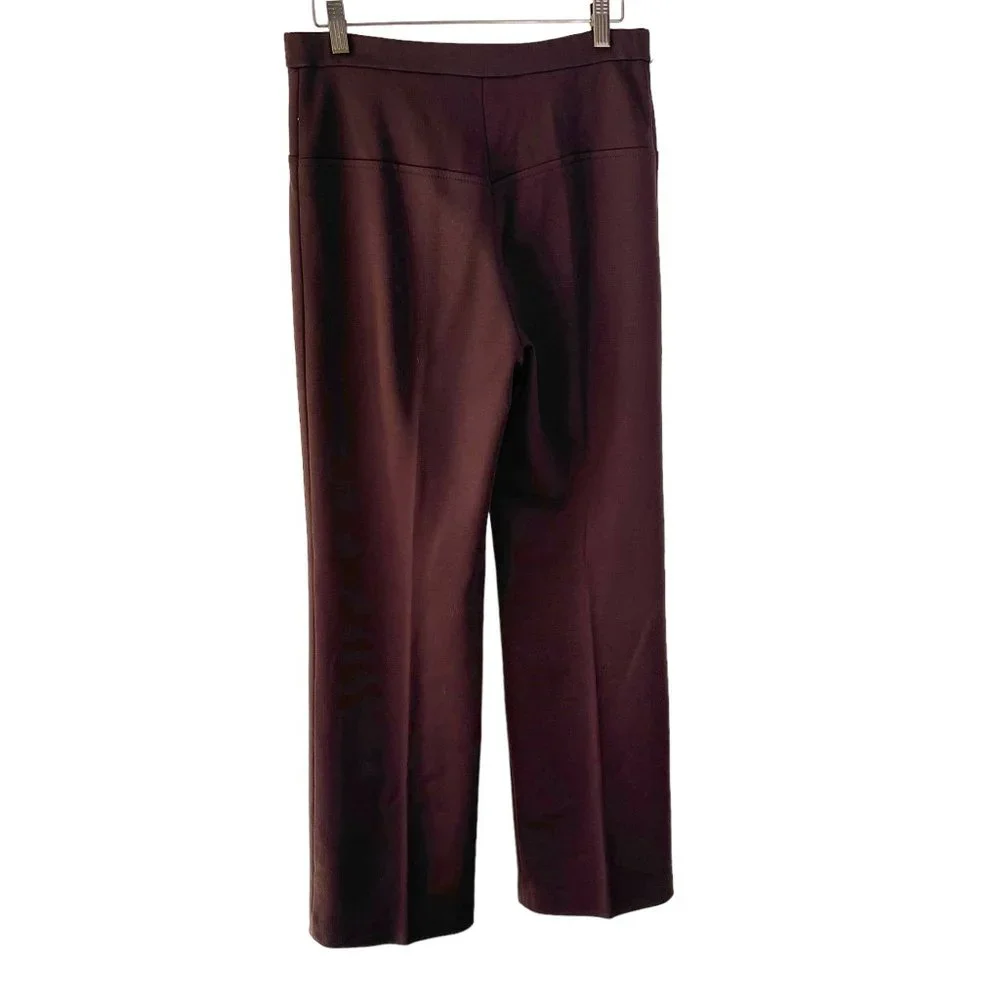 Vintage 70s Dark Brown High Rise Wide Leg Medium Tall - Picture 3 of 9